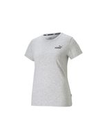camiseta puma essentials small logo mujer gris