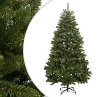 arbol de navidad  decoraciones de navidad artificial con bisagras y soporte verde 210 cm cfw963359