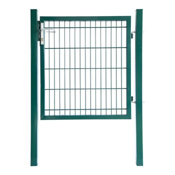 Puerta Doble Varilla  Jardín Home Deluxe Portarius 106  X 6  X 160 Cm - Verde