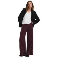 only pantalones nessa x-wide cord trousers - fudge para mujer