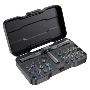 Juego de Destornilladores Multifunción con Trinquete VMAN 24/66/100 en 1, Puntas Magnéticas, Mini Kit de Herramientas de Reparación, Herramienta Doméstica para PC y iPhone