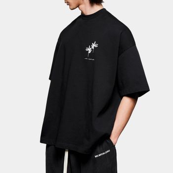 MKI MIYUKI ZOKU Ink Flower Cotton-Jersey T-Shirt - S