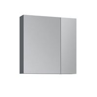 mueble de bano con espejo  - 66 x 16 x 60 cm - antracita