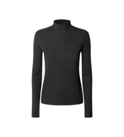 pepe jeans para mujer pl5000042 camiseta barbara negro m casual poliester manga larga