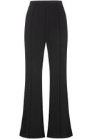 pantalon de pierna ancha de tejido fluido black 44