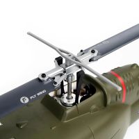 fly wing uh-1 bell 206 v2 v3 rc helicoptero repuestos de metal juego de soporte de rotor de actualizacion