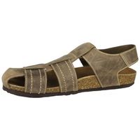 interbios sandalias 9533 pardo para hombre