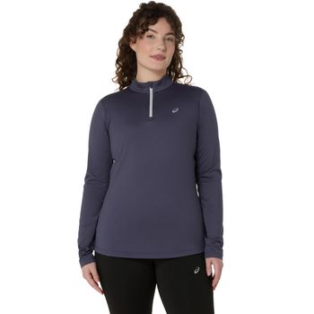 ASICS Core 1/2 Zip Winter  Camiseta de running Mujeres - azul-gris