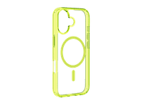 funda movil - cellularline iconic mag para iphone 17 ultrarresistente magsafe lima y transparente
