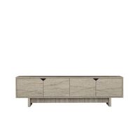 soporte de tv de madera turan 180 x 30 x 50 cm - travertino