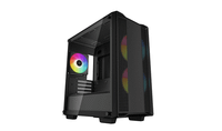 caja deepcool cc360 argb  negro  sf