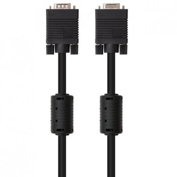 Ewent Cable VGA con Ferrita Macho/Macho 1.8 m Negro