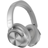auriculares noise sound max inalambricos bluetooth con cancelacion de ruido microfono y control tactil color plata