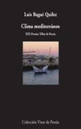 clima mediterraneo (xxx premio tiflos de poesia)