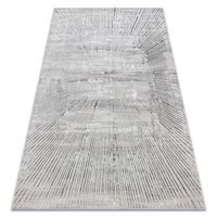 bliss z206az256 alfombra gris claro  gris - lineas moderna estruct 80x150 cm