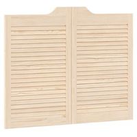 puertas batientes natural 80 x 50 cm madera de pino maciza vidaxl