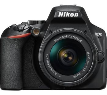 D3500 DSLR Camera with AF-P DX NIKKOR 18-55 mm f/3.5-5.6G VR Lens