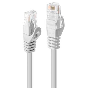 Cable de red Lindy Cat6 2 m U/UTP RJ-45 macho a macho blanco