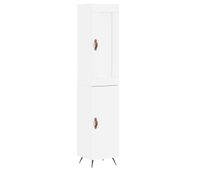 aparador alto - mueble de almacenamiento madera contrachapada blanco 345x34x180 cm es593