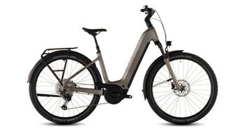 Cube nuride hybrid pro 600 easy entry bicicleta trekking electrica shimano deore deore xt 12s 600 wh 29   flash stone beige 2026