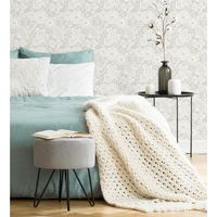 papel pintado vinilico ecologico de flores nordicas tonos claros - sunday flowers 679404 de gaulan - rollo de 10 m x 053 m