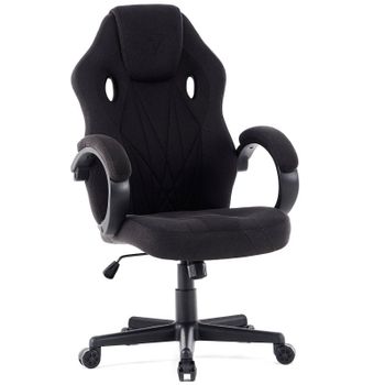 SENSE7 Prism Silla Gaming de Tela Ergonómico Negra