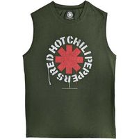 red hot chili peppers camiseta tirantes stencil para mujer