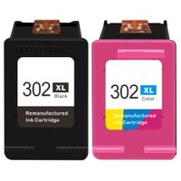 cartuchos de tinta 302xl cartuchos tinta de impresora para hp 302 xl compatible con impresoras officejet 5220 envy 4520 4522 deskjet 1110 2130 36301negro y 1color 