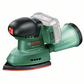 Bosch Home And Garden 06033e3000 Easysander Multilijadora A Batería 18v-8 (sin Batería; Sistema De 18 Voltios; Para Bricolaje En Madera; Con 3 Hojas Lijado; Embalaje Cartón)