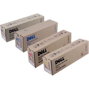 Dell 593-10154/7 Full Set Original Toners (4 Pack)