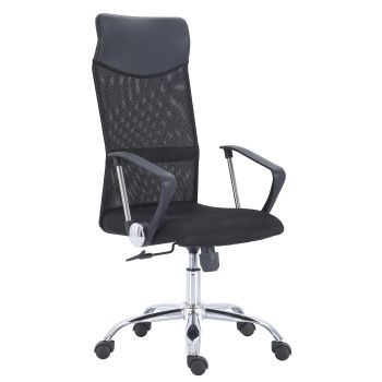Silla de Escritorio Giratoria Basculante ADEC Coach - Negro