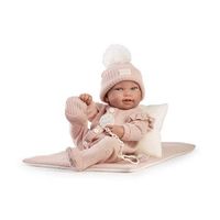 muneca recien nacida pipa colcha 42cm