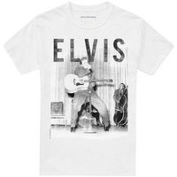 elvis presley camiseta with the band para hombre