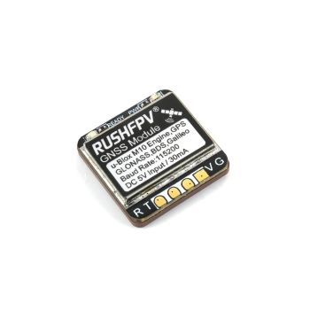 Módulo GPS RUSHFPV GNSS Mini M10 10HZ con antena cerámica incorporada para aviones RC FPV Freestyle Drones Piezas de bri
