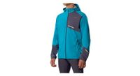 chaqueta mizuno trail waterproof 20k azul  hombre
