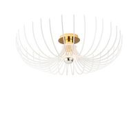 lampara de techo aspendos-n-640 blanco metal diametro 56x16 cm