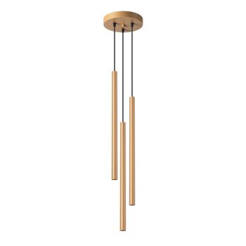 Lámpara de techo dorado acero alt. 115 cm