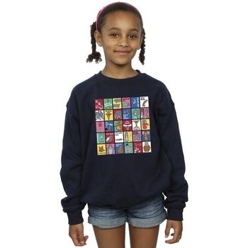 Dessins Animés Jersey Grid Squares para niña