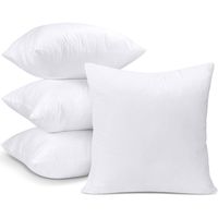 relleno de cojin tela suave 50x50 y 60x60 cm de fibra hueca siliconada  pack de 246 unidades  suave mullido antialergico  alta recuperacion  para sofa dormitorio salon o coche