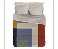 naturals - edredon estampado cama 135 - microfibra poliester - 300 gr -fabricado en espana - mileto