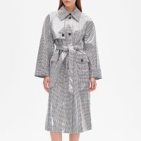 baum und pferdgarten dorothy vinyl trench coat - eu 42uk 14