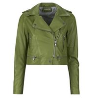 oakwood cazadora de cuero yoko para mujer