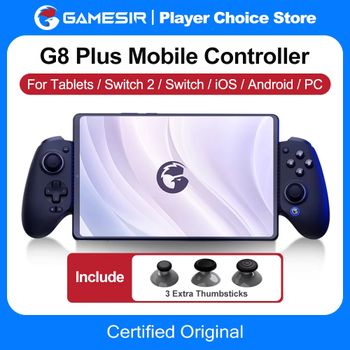 Control de Juego GameSir G8 Plus para Nintendo Switch 2/1, Steam, PC, Teléfono, iOS, Android, con Joysticks de Efecto Hall y Gatillos Analógicos