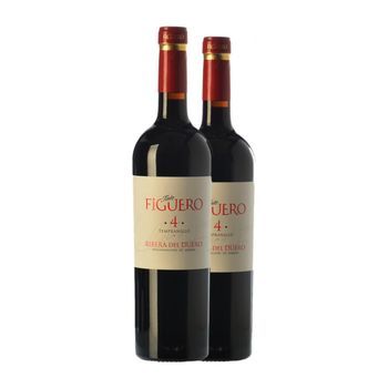 Figuero Vino Tinto 4 Meses Ribera Roble Botella Magnum 1,5 L 13.5% Vol. (pack De 2 Unidades)