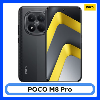 Versión global POCO M8 Pro 5G Snapdragon 7s Gen 4 Smartphone Pantalla AMOLED de 6,83