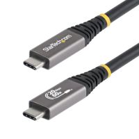 cable usb4 startech 3 m usb-c certificado usb-if 20 gbps 4k 120 hz
