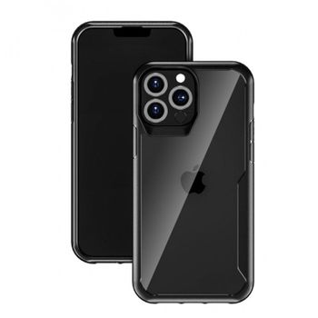 Muvit for Change Funda Shockproof 2m Transparente/Negra para iPhone 13 Pro