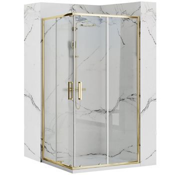 Cabina De Ducha Rea Punto 80x100 Gold