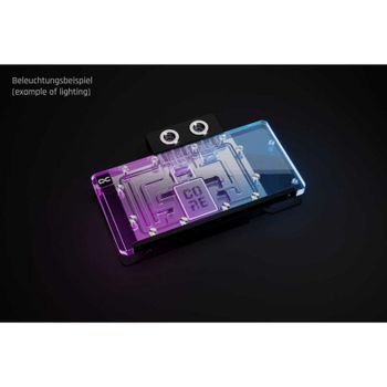 Refrigeración Líquida Alphacool WAK Core RX 9070 XT Steel Legend 200mm Backplate aRGB