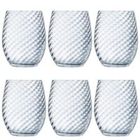juego de 6 vasos altos vidrio 36 cl